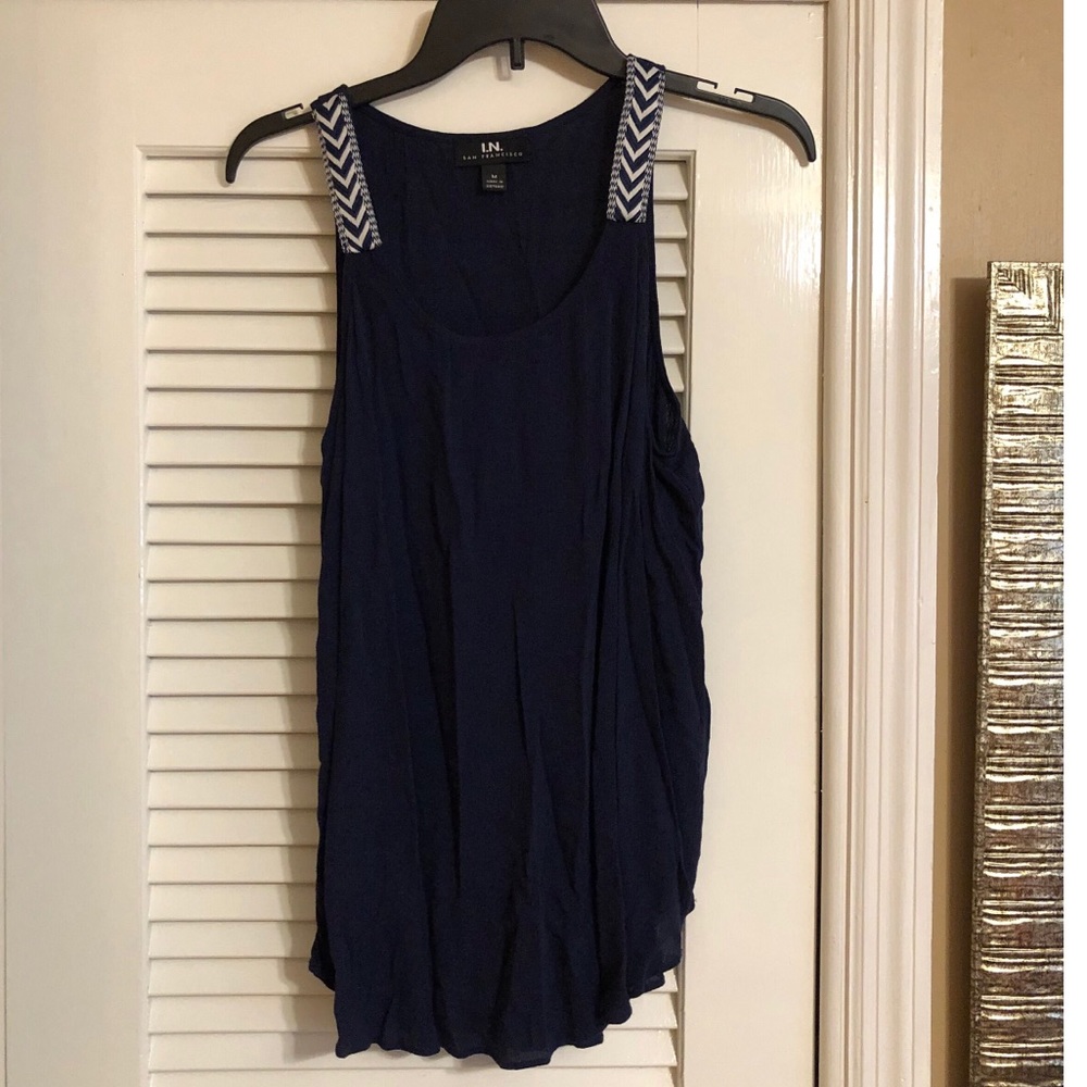 Boutique tank - Navy - MEDIUM